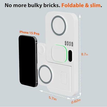 Dual Phone Magnetic Wireless Charging Station