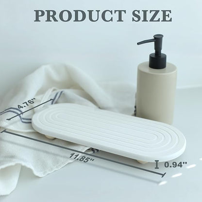 Instant Dry Sink Caddy Organizer – Water Absorbing Stone Tray