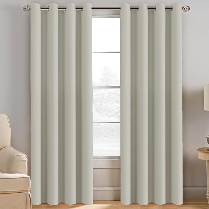 H.VERSAILTEX Extra Long Room Darkening Window Treatment Panels
