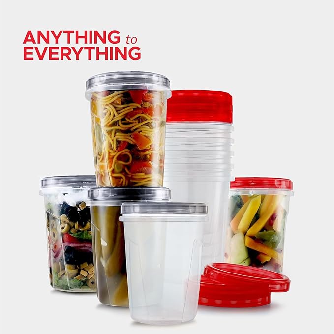 Tafura 10 Pack Leakproof Freezer Containers