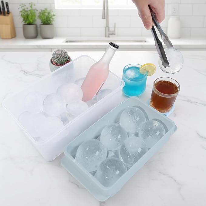 Large Ice Ball Maker Mold, 1.9" Round Ice Cube Mold