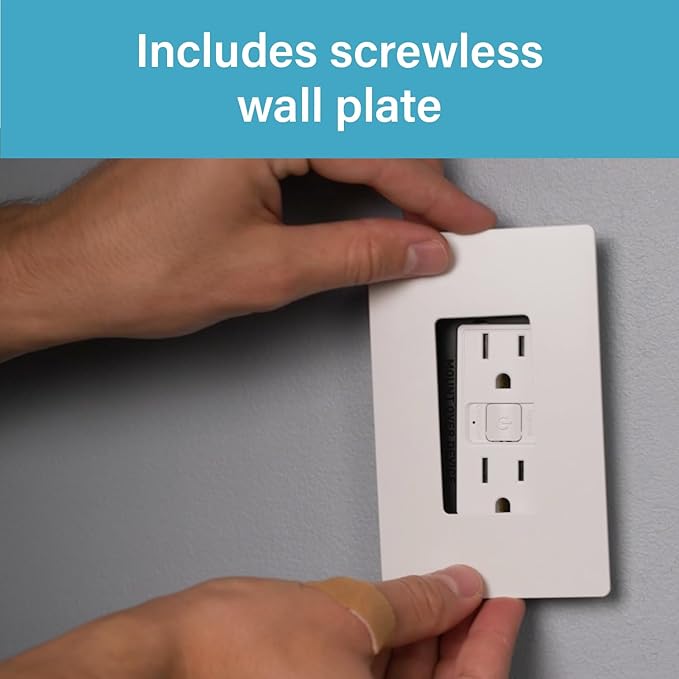 Legrand Radiant® Wi-Fi Matter Smart Outlet 15A, Effortless Setup, Enhanced