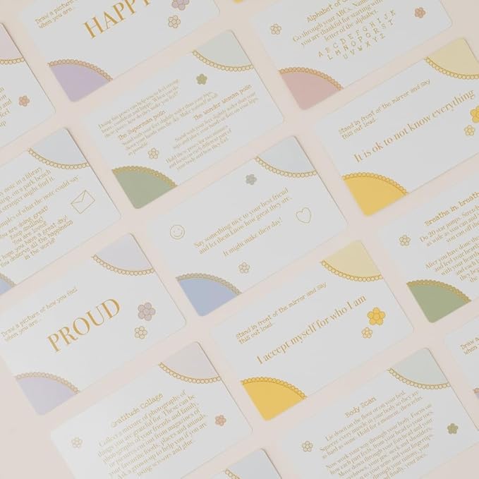Mind Cards: Kids' Edition | 30 Daily Mindfulness & Gratitude Cards for Children | Screen Free Confidence & Positivity Gift for Emotional Growth