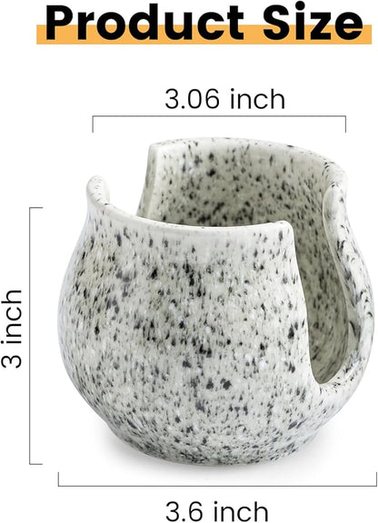 Zoeeker Sponge Holder for Kitchen Sink, Ceramic Dish Sponge Dish Rack Scrubby