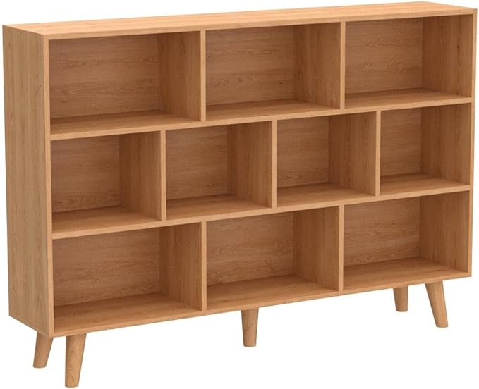 IOTXY Wooden Open Shelf Bookcase