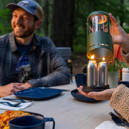UCO Candlelier Candle Lantern, Candle Lanterns for Real Candles, Perfect Outdoor Gear for Camping or for Power Outages, Includes 3 Long Burning Candles