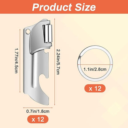 12 Pieces Military Style Can Openers