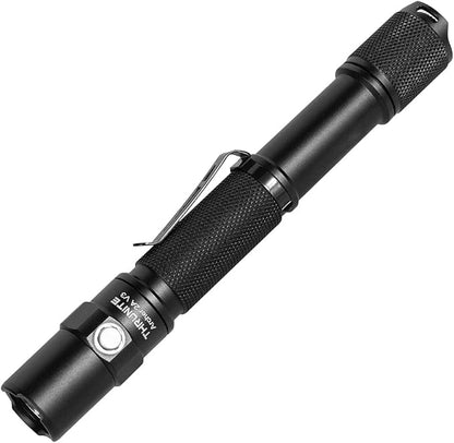 ThruNite 2PCS Archer 2A V3 Cool White LED Flashlight 500 Lumens, Mini AA Flashlight with Lanyard, IPX8 Water-Resistant Dual Switch Outdoor Flash Light - CW