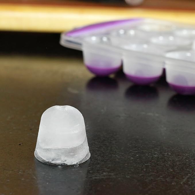 Chef Craft Select Plastic Ice Cube Tray, 11 inch in length yields 21 cubes