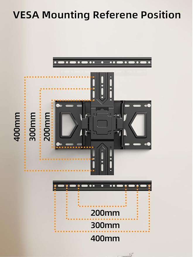 USX MOUNT Ultra Slim TV Wall Mount 37-75 Inch TVs Mount