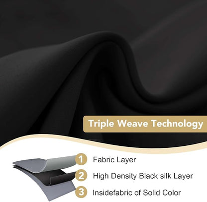 H.VERSAILTEX Thermal Insulated Grommet Blackout Curtains