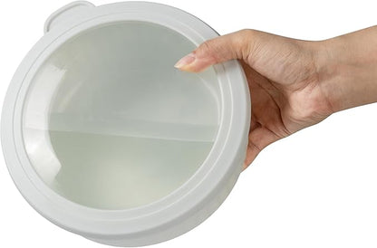COOK WITH COLOR Prep Bowls with Lids- Wide and Deep Nesting Plastic Small