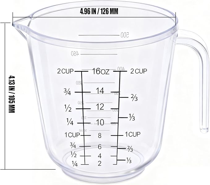 DOTINGHUX Measuring Cup, 2 Cup