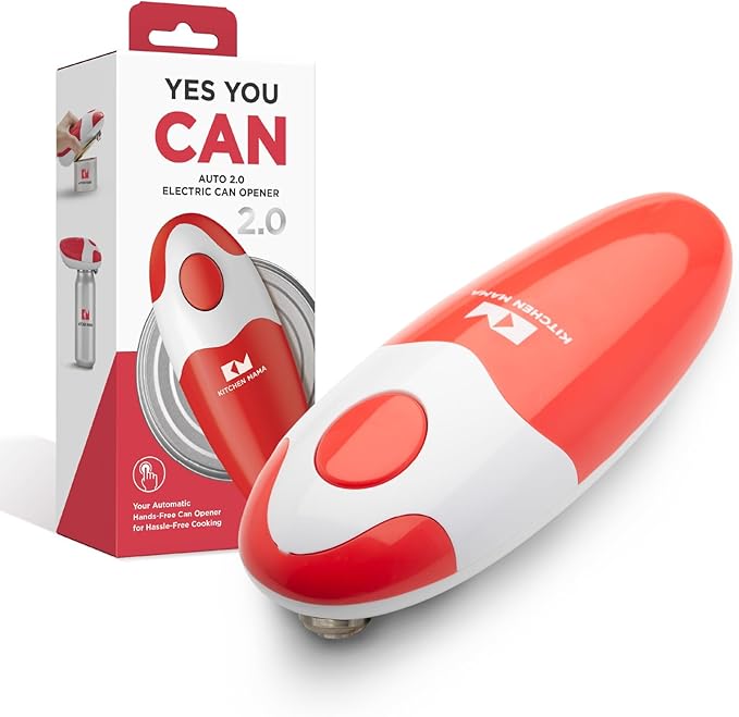 Kitchen Mama Auto 2.0 Electric Can Opener: Blade Opens Almost Any Can Pop or
