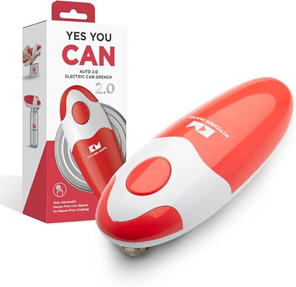 Kitchen Mama Auto 2.0 Electric Can Opener: Blade Opens Almost Any Can Pop or