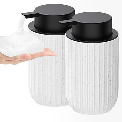 Ceramic Foaming Soap Dispenser, 12 oz Bathroom Foam Hand Soap Dispenser