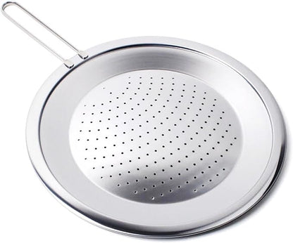 Stainless Steel Splatter Screen Lid, Oil Splash Guard