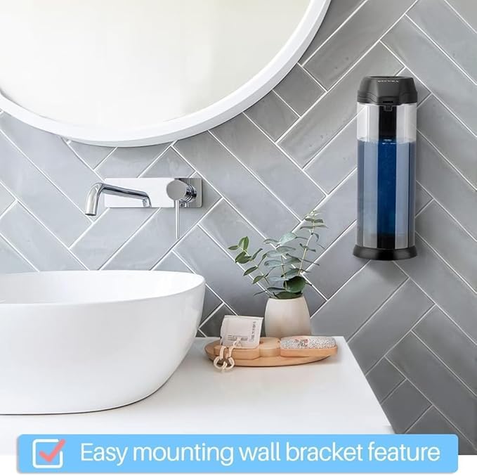 Secura 17oz Automatic Liquid Soap Dispenser, Touchless Battery Operated Hand