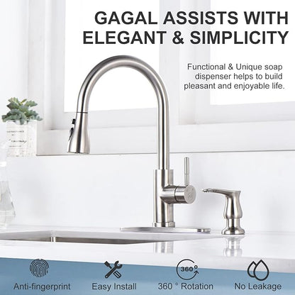 GAGALIFE Kitchen Sink Soap Dispenser