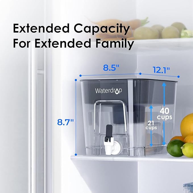 Waterdrop 40-Cup Large Water Filter Dispenser