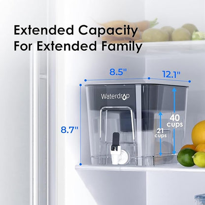 Waterdrop 40-Cup Large Water Filter Dispenser