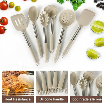 Kitchen Utensils Set-Silicone Cooking Utensils-33pcs Non-Stick Silicone Cooking