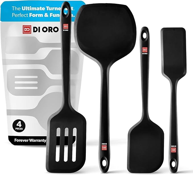 DI ORO Silicone Turner Spatula Set