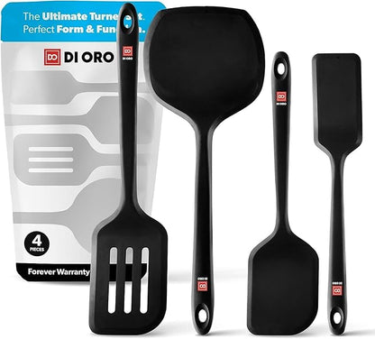 DI ORO Silicone Turner Spatula Set