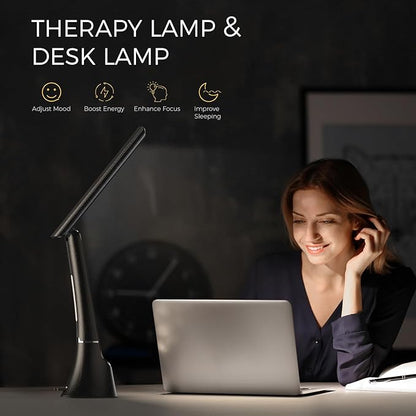 COTLIKE Light Therapy Lamp, 10000 LUX UV-Free LED Sunlight Light, Full Spectrum