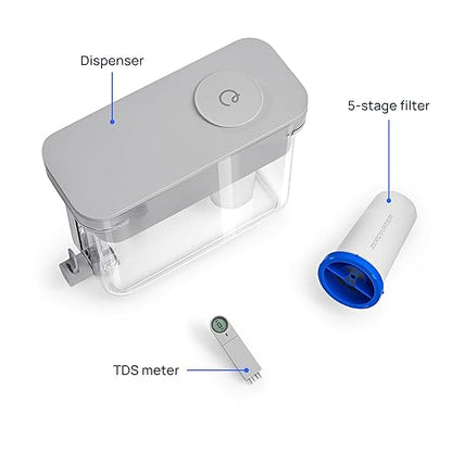 Culligan with ZeroWater Technology 33-Cup Water Filter Dispenser – Includes