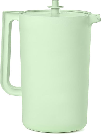 Tupperware Heritage 1 Gallon Pitcher in Mint, Dishwasher Safe and BPA Free