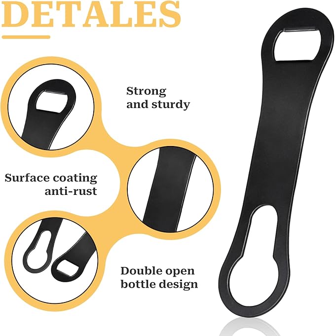 2 Pieces Bottle Opener and Pour Spout Remover Flat Bar Key