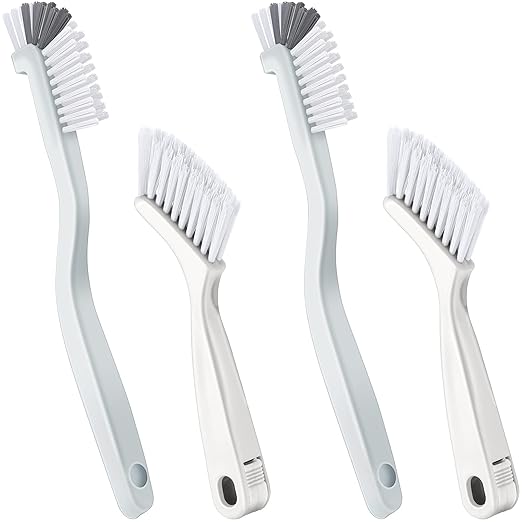 Patelai 4 Pieces Cleaning Brush Sets Small Scrub Brush Household Use