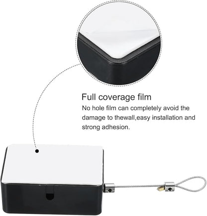MECCANIXITY Punch Free Automatic Sensor Door Closer 78.7" Retractable Cable Lock