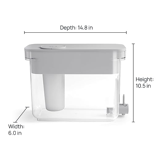 Culligan with ZeroWater Technology 33-Cup Water Filter Dispenser – Includes