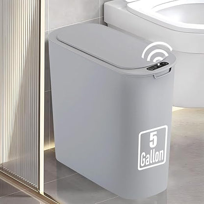 TIPGO 5 Gallon Motion Senor Bathroom Trash Can