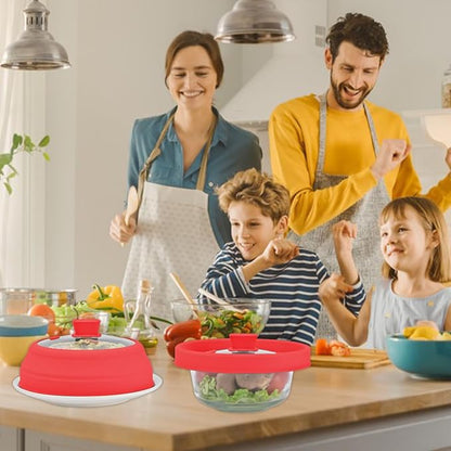 Microwave Splatter Cover Glass Splatter Guard Lid