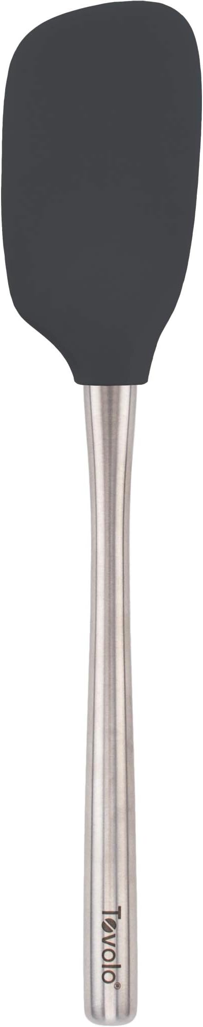 Tovolo Flex-Core Stainless Steel Handled Spoonula Spatula Spoon, Ergonomic Grip