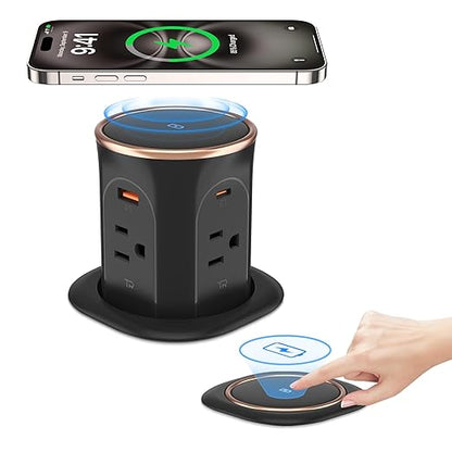 ANNQUAN Motorized Pop Up Countertop Receptacle