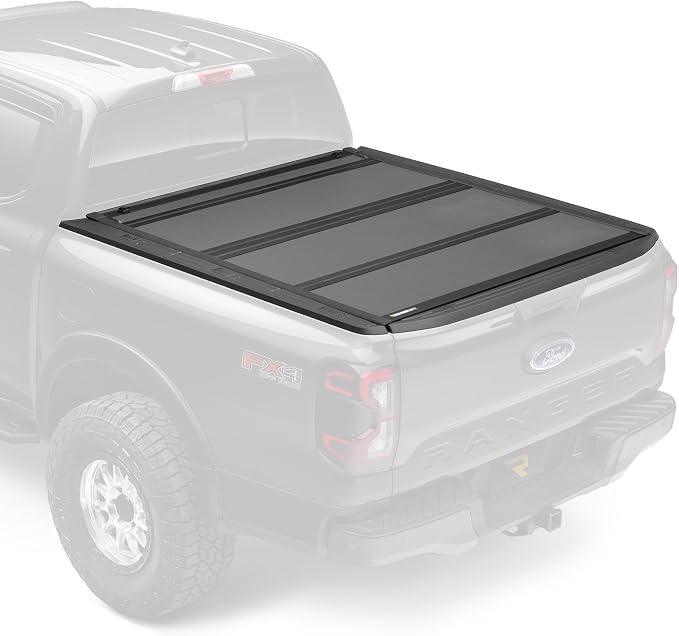RealTruck BAK BAKFlip MX4 Hard Folding Truck Bed Tonneau Cover | 448342 | Fits 2024-2026 Ford Ranger 5' Bed (60")