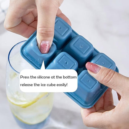 Ice Cube Trays for Freezer 3 Pack