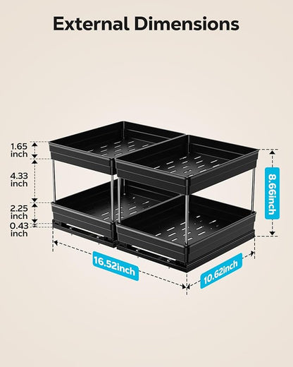 Nieifi Spice Organization for Cabinet-Vertical Spice Rack Pull Out-Spice Rack