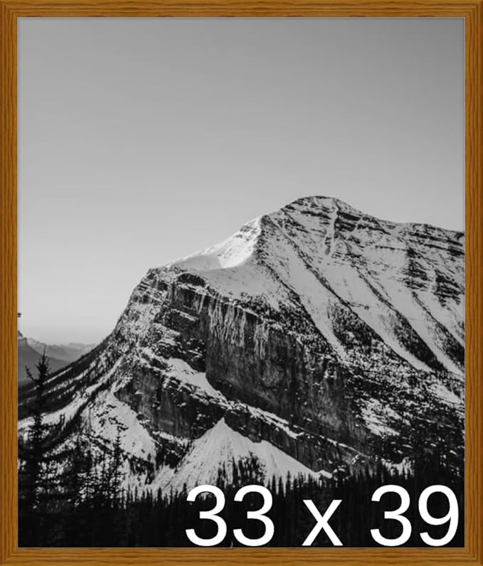 Frame It Easy 33 x 39 Hazel Wood Frame