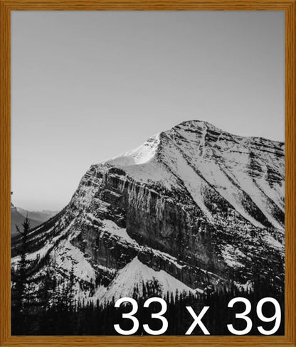 Frame It Easy 33 x 39 Hazel Wood Frame