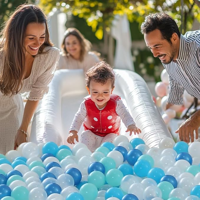 Realhaha Ball Pit Balls 50 100 200 500 Play Balls Plastic Balls for Baby Girls Toddlers Kids Play Tent Pool Playhouse Playpen Party Decoration