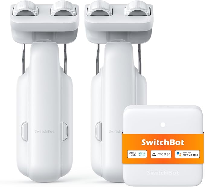 SwitchBot Smart Automatic Curtain Opener 2 Pack