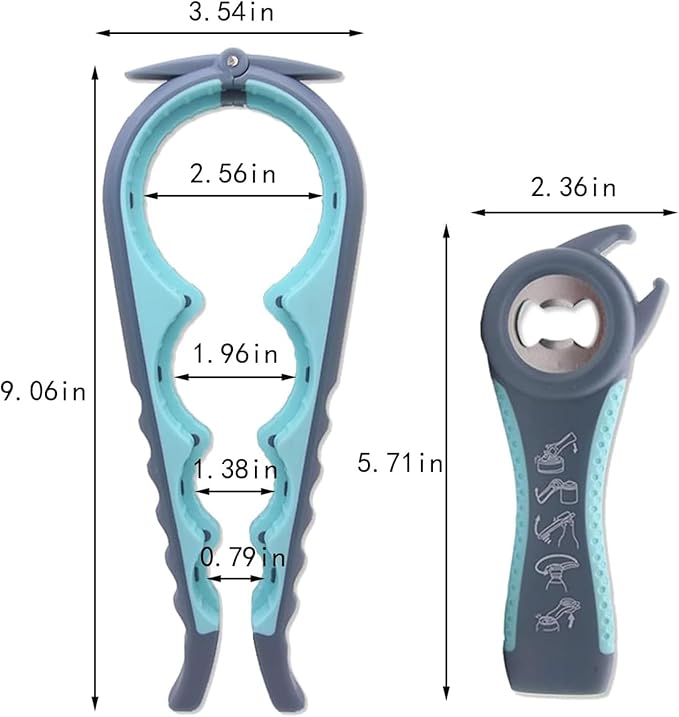 Bottle Opener for Arthritic Hand, Jar Opener for Old People, Those