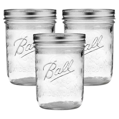 Ball Wide Mouth Glass Mason Jars