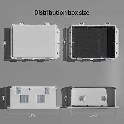 Namunanee Outdoor Electrical Junction Box, ABS Water Resistant Enclosure