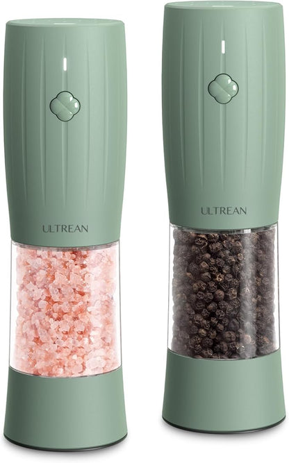 Ultrean Pepper Grinder, Electric Salt and Pepper Grinder Set